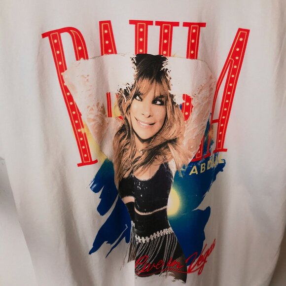 Paula Abdul T Shirt Rap Tee Graphic White Large L - Picture 5 of 13